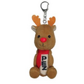 Plush Reindeer Pez Dispenser Keychain